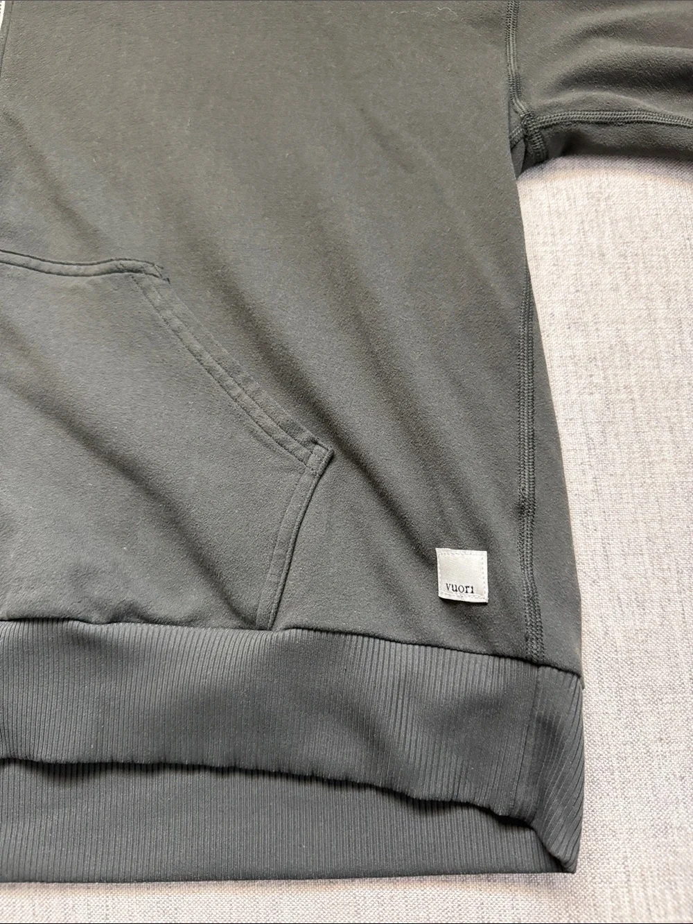 Vuori Dark Green Full-Zip Hooded Sweatshirt - Picture 2 of 5